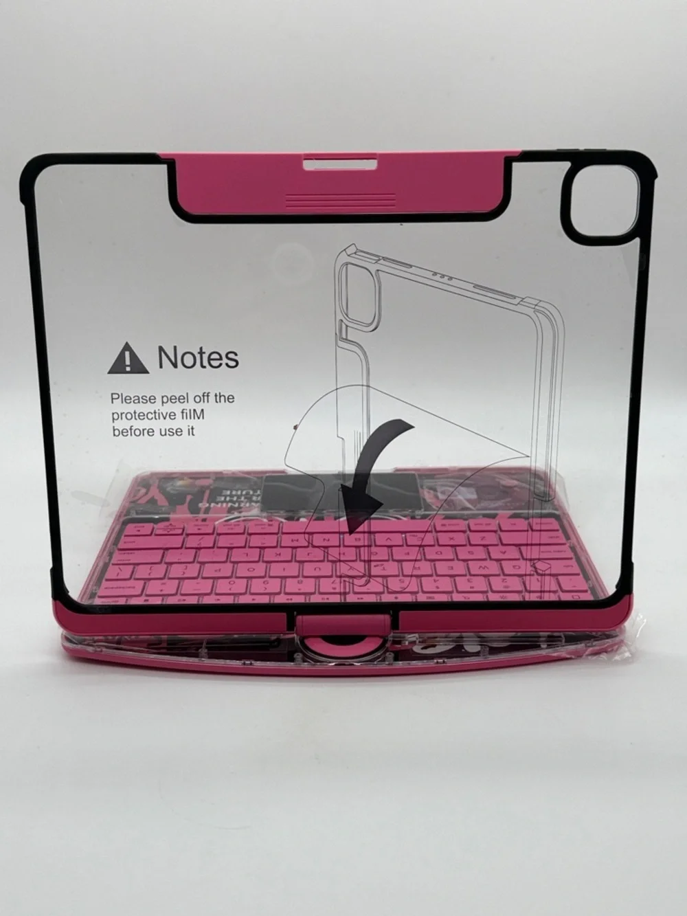 New Case 360° Rotating, Multi-Touch, Backlit Wireless Keyboard for ipad pro 13”